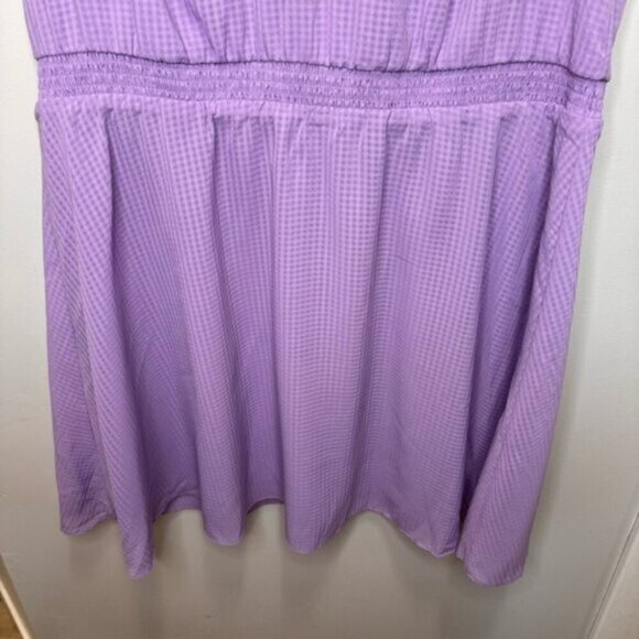 Addition Elle Michel Studio Purple Flutter Sleeves Mini Dress Size 20 Feminine - Picture 5 of 14